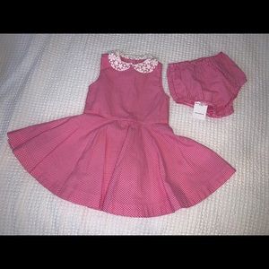 Ralph Lauren pink gingham dress